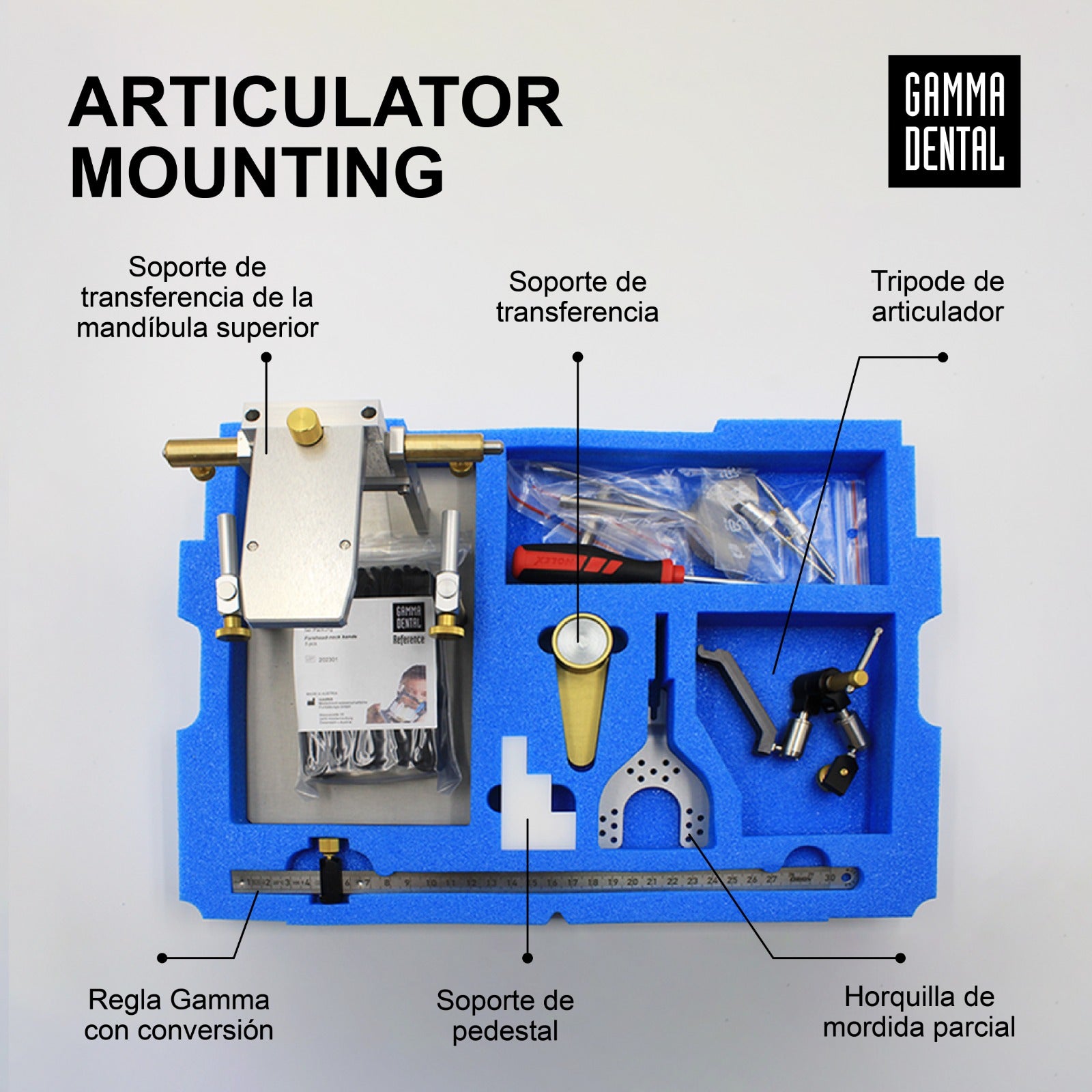 GAMMA DENTAL ARTICULATOR MOUNTING