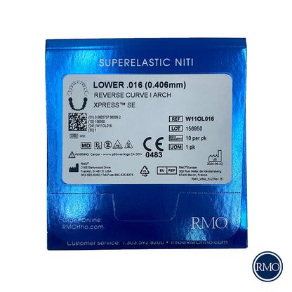 ARCOS SYNERGY NITI CURVA REVERSA MANDIBULAR - RMO