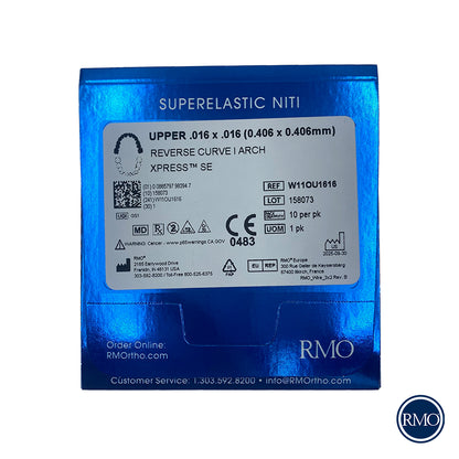 ARCOS SYNERGY NITI CURVA REVERSA MAXILAR - RMO