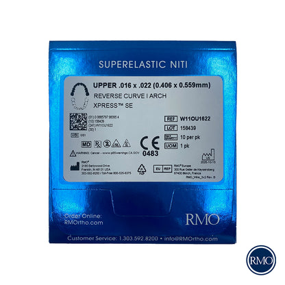 ARCOS SYNERGY NITI CURVA REVERSA MAXILAR - RMO