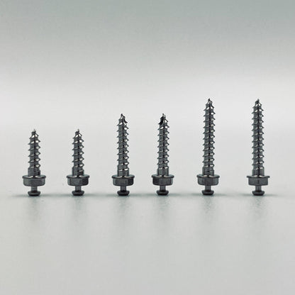 Tornillos de Botón  G113  paq.2    6mm Largo x 1.6mm Diámetro