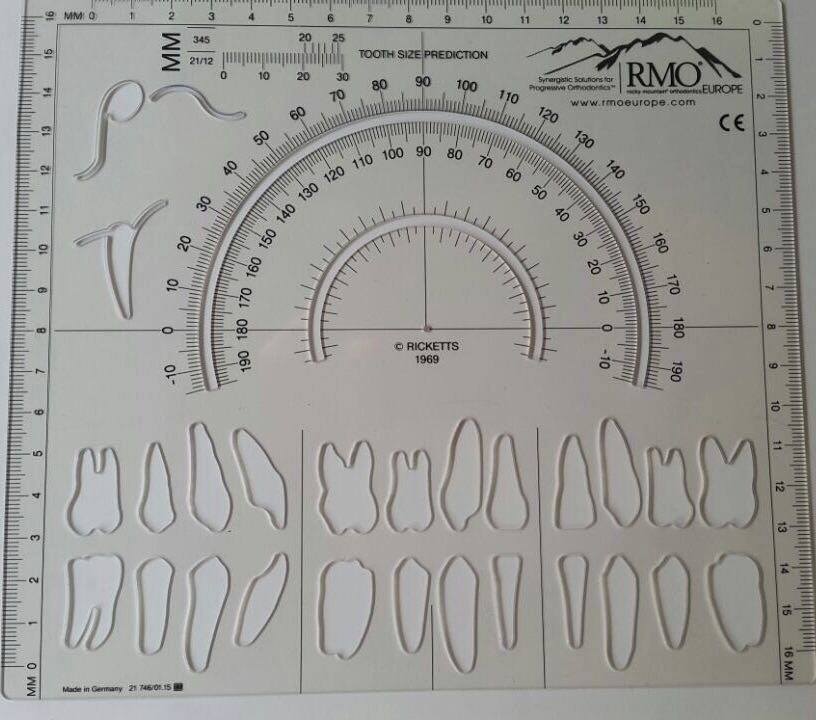 RMO PLANTILLA CEFALOMÉTRICA RICKETTS